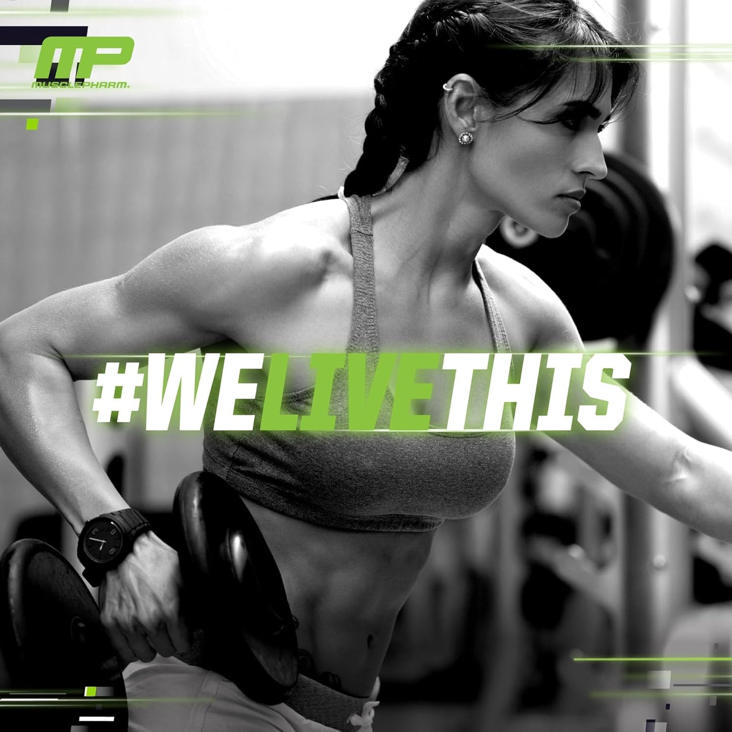 High-Performance Muscle Pharm L-Carnitine 3000 Liquid Supplement, Peach Nectarine Flavor, Supports Metabolism & Energy, Zero Sugar - 32 Servings
