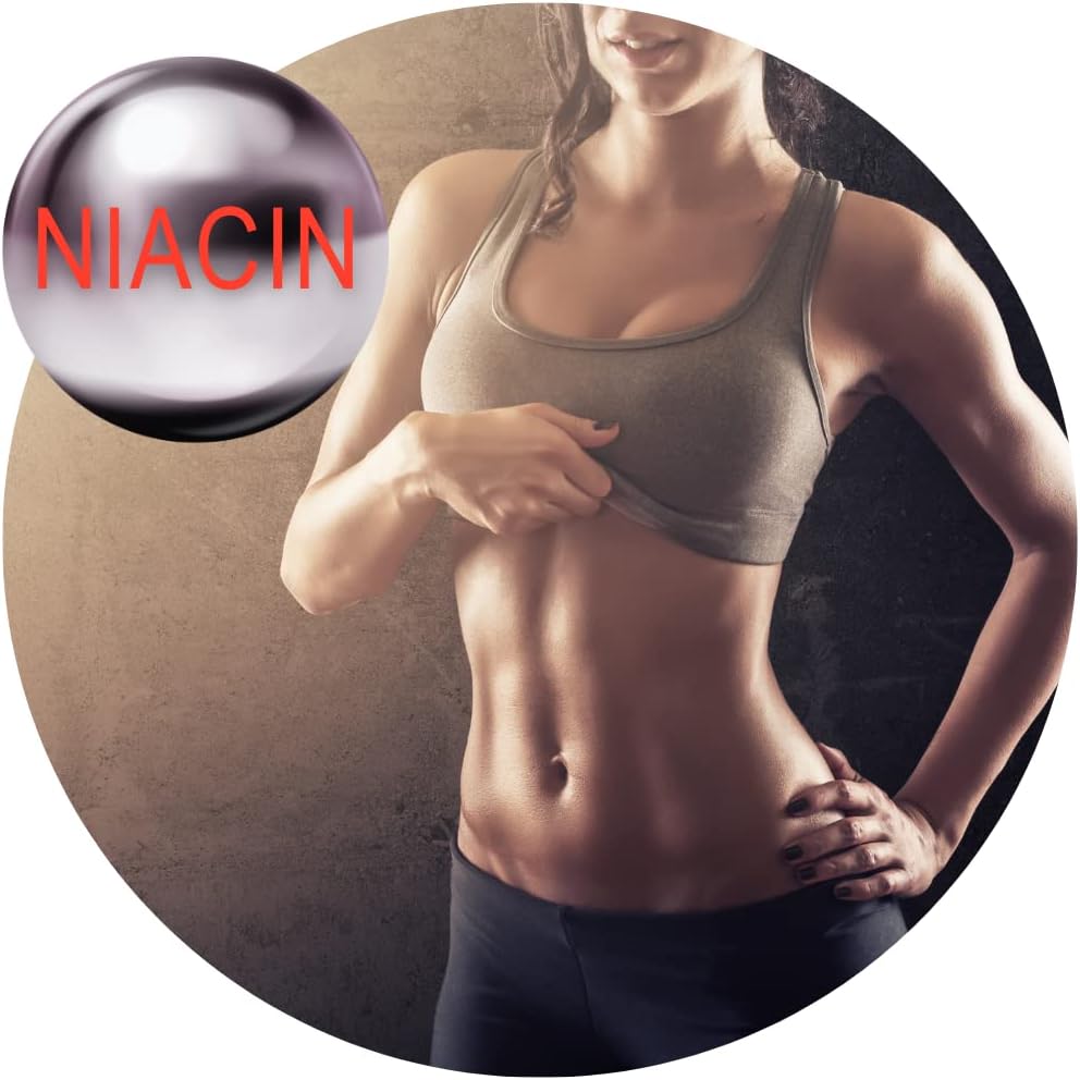 High Performance Nitric Oxide Supplement with L-Arginine and L-Citrulline - 800mg/400mg - 60 Capsules - Niacin for Workouts - Men and Women