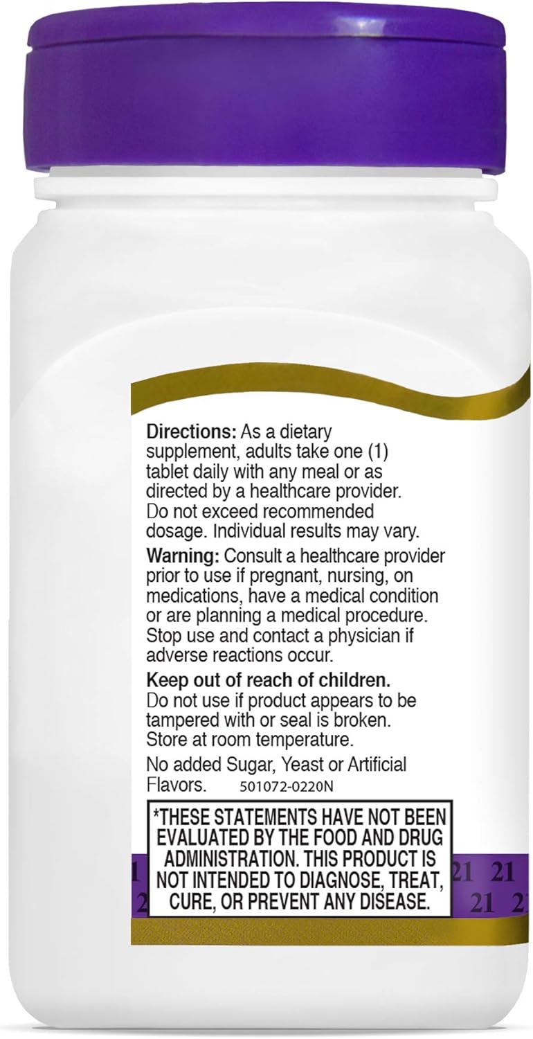 High-Potency 21st Century Lycopene Tablets - 25mg, 60 Count