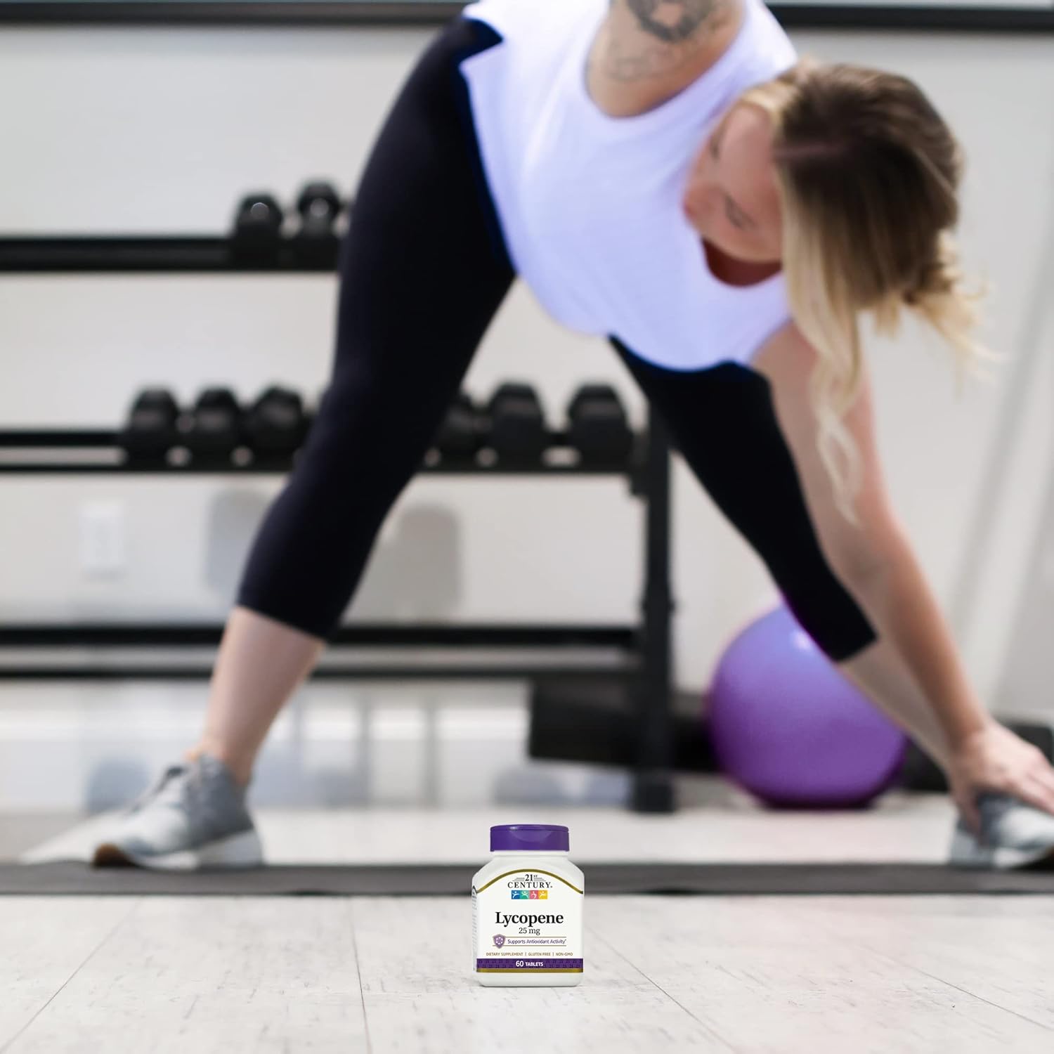 High-Potency 21st Century Lycopene Tablets - 25mg, 60 Count