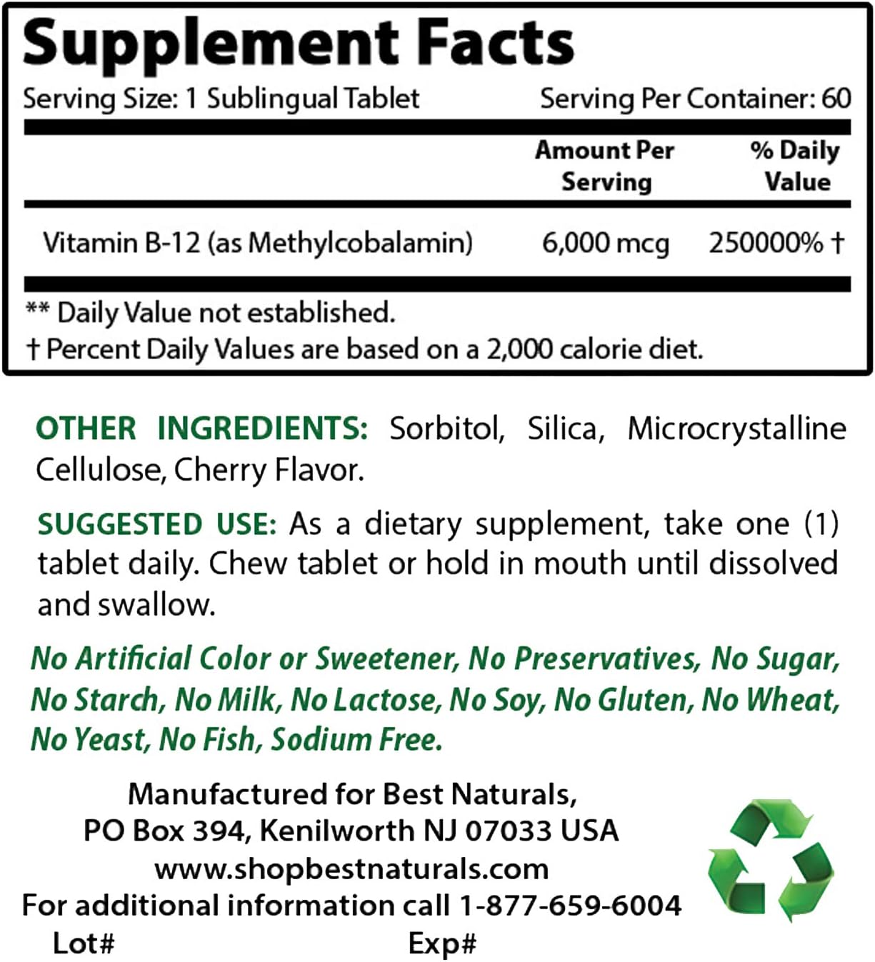 High Potency Acetyl L-Carnitine, Alpha Lipoic Acid, and Vitamin B-12 Supplement - 750 mg ALCAR & ALA, 6000 mcg B12 - 90 Capsules