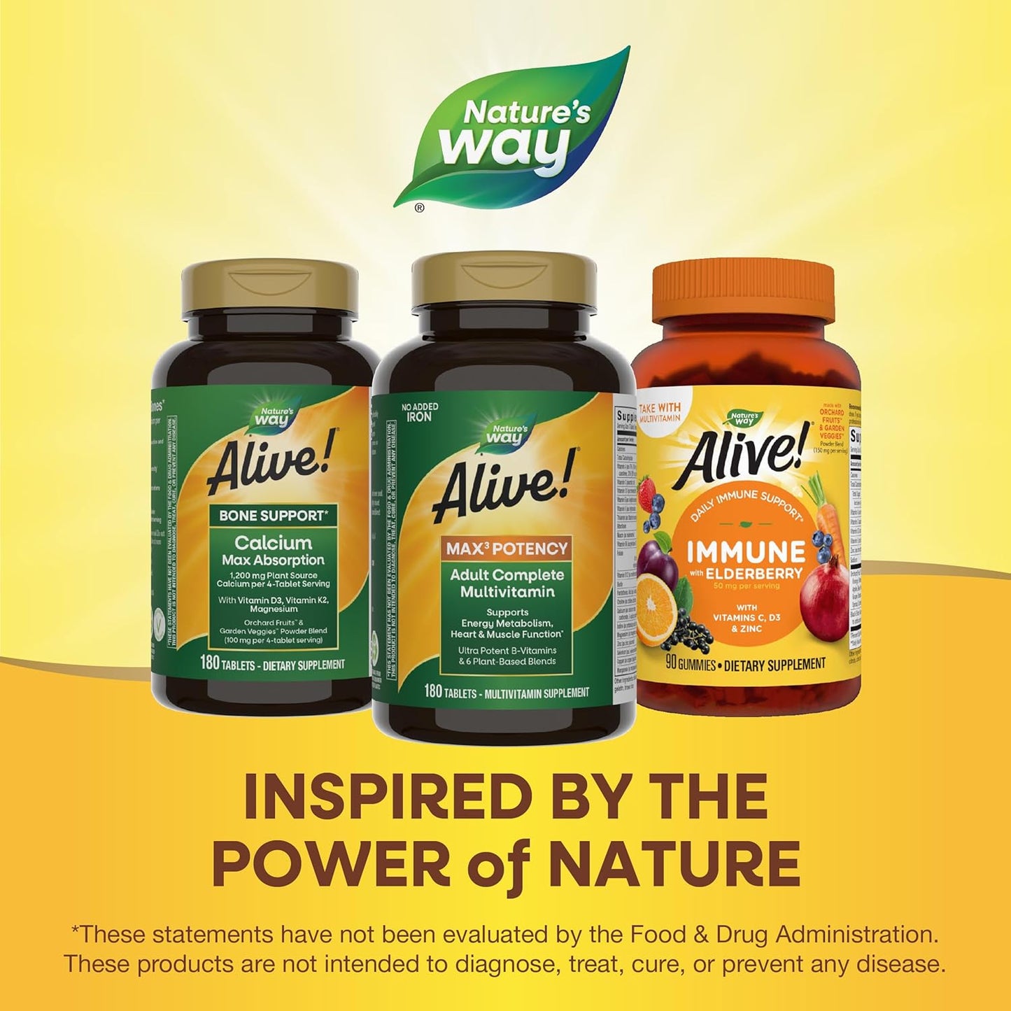 High-Potency Adult Multivitamin with B-Vitamins for Energy, Methylated B12 & Folate, 180 Tablets