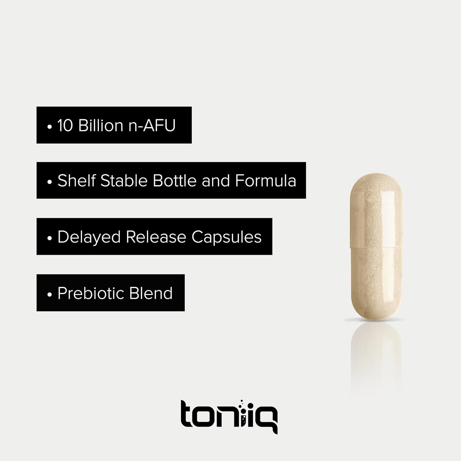 High Potency Akkermansia Muciniphila Probiotic with 10 Billion n-AFU - Supports Gut Health & GLP-1 - Lab-Tested for Purity - 60 Caps