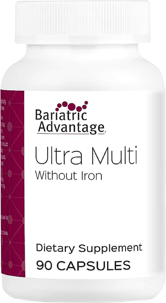 High Potency Bariatric Advantage Ultra Multi Multivitamin - Iron-Free, 90 Capsules