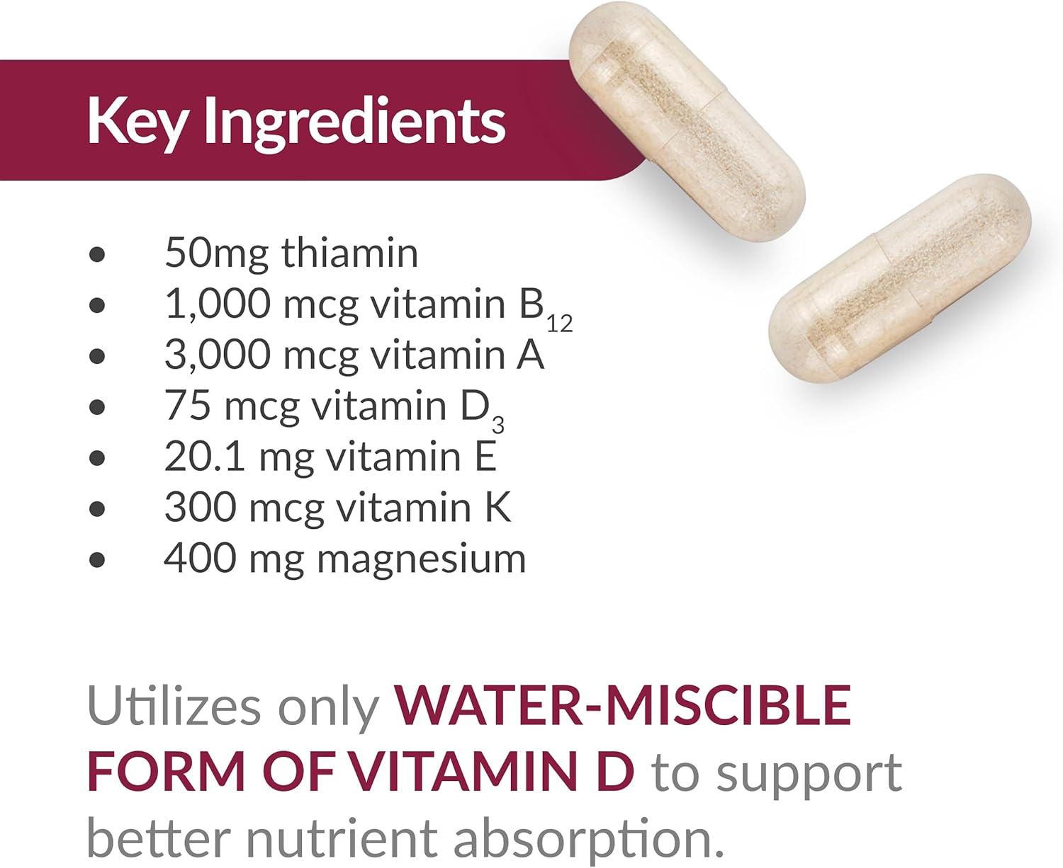 High Potency Bariatric Advantage Ultra Multi Multivitamin - Iron-Free, 90 Capsules