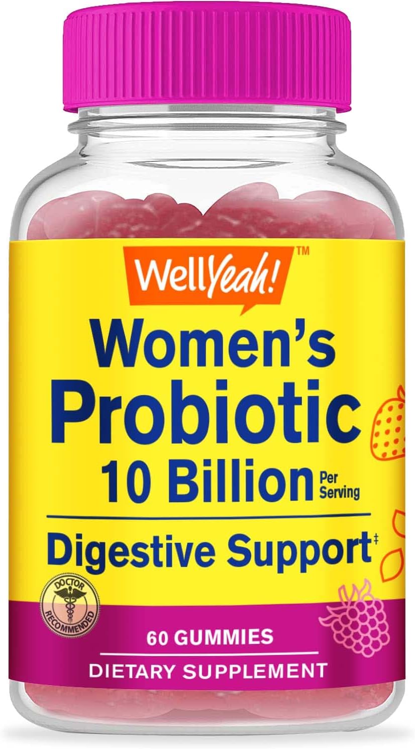 High Potency Biotin + Probiotics Women Gummies Bundle - 10B CFU, Vitamin Supplement, Gluten & GMO Free