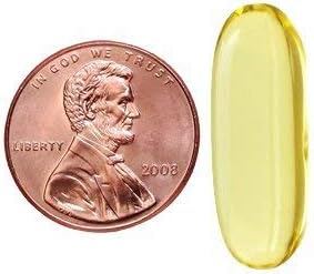 High Potency BioTrition Mega Omega 3 Fish Oil Supplement with EPA & DHA - Burpless & Odorless Formula for Heart Health