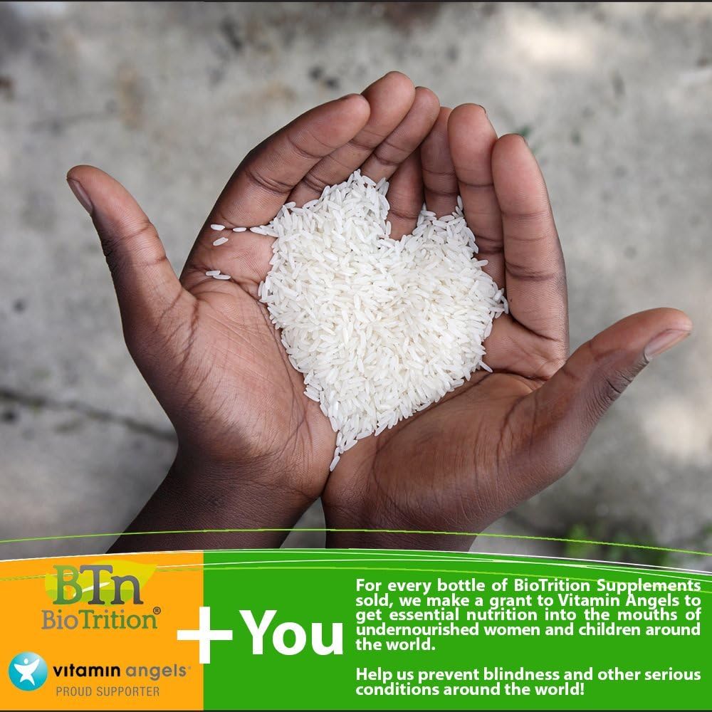 High Potency BioTrition Mega Omega 3 Fish Oil Supplement with EPA & DHA - Burpless & Odorless Formula for Heart Health