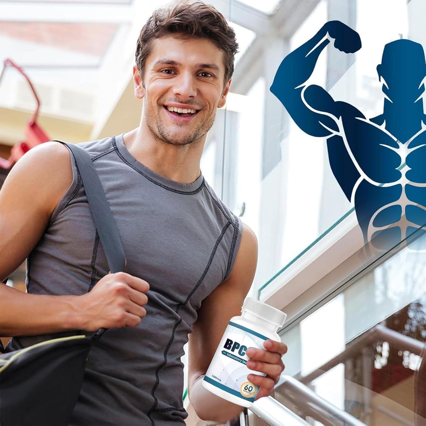 High Potency BPC-157 Pro Capsules 1000mcg - New Protective Compound 157 Supplement Gluten-Free 60ct