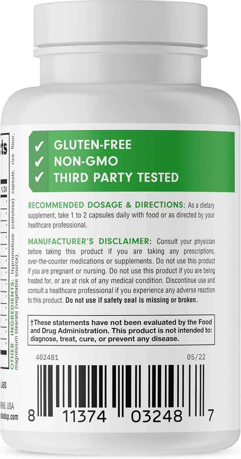 High-Potency Bucked Up Digestive Enzymes - 1500mg, 60 Servings, 120 Capsules