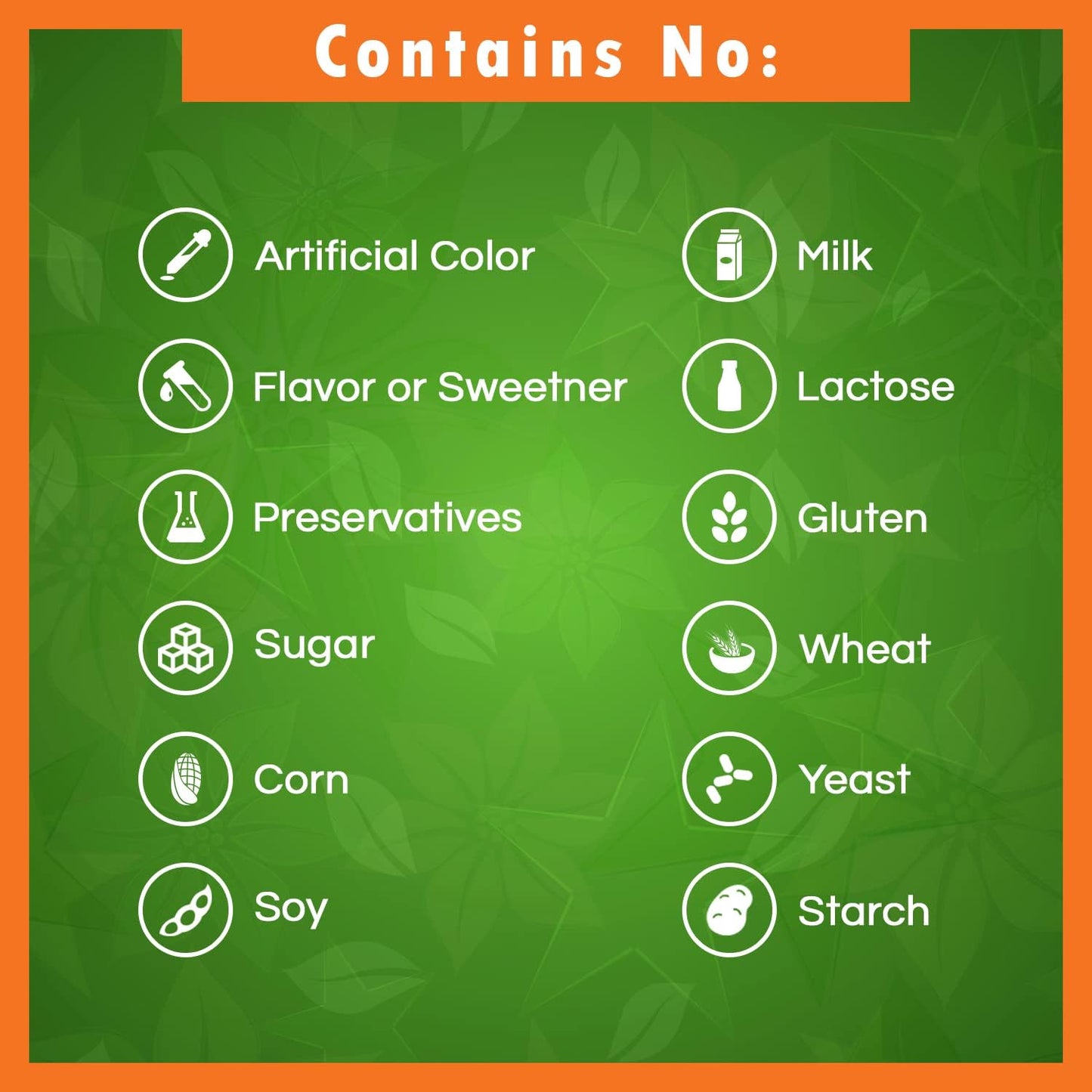 High Potency Calcium Magnesium Zinc Supplement with Vitamin D3 & Vitamin C - 1000 mg