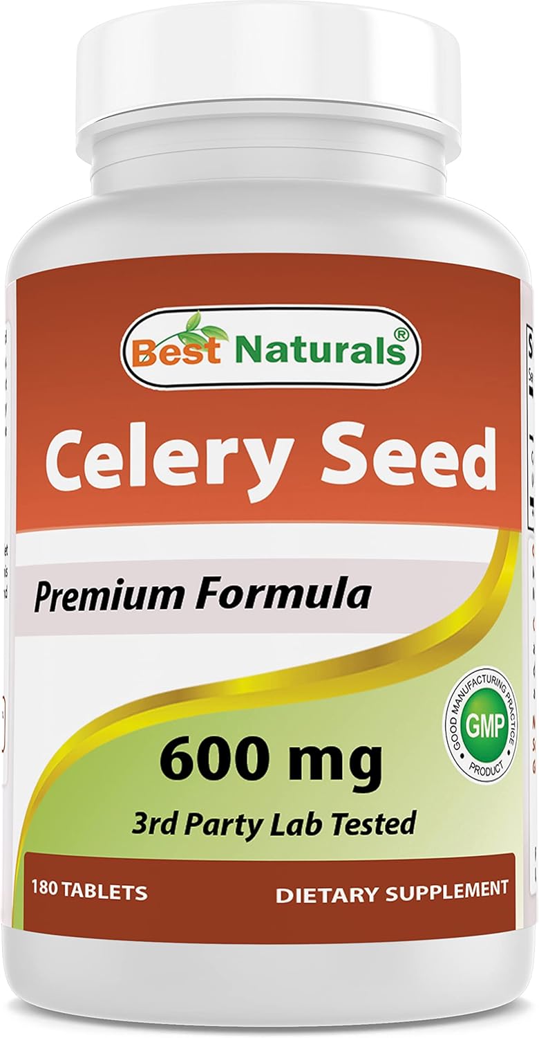 High Potency Celery Seed and Alpha Lipoic Acid Supplement - 600 mg each