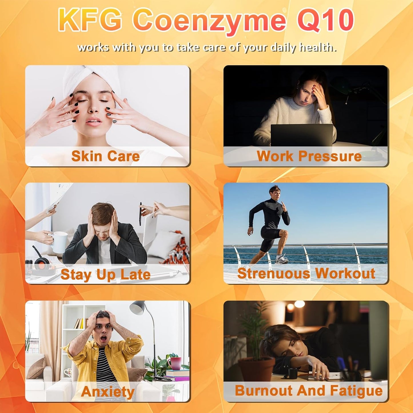High Potency CoEnzyme Q10 Softgels 400mg for Heart Health, Cardio Support & Energy - Gluten Free