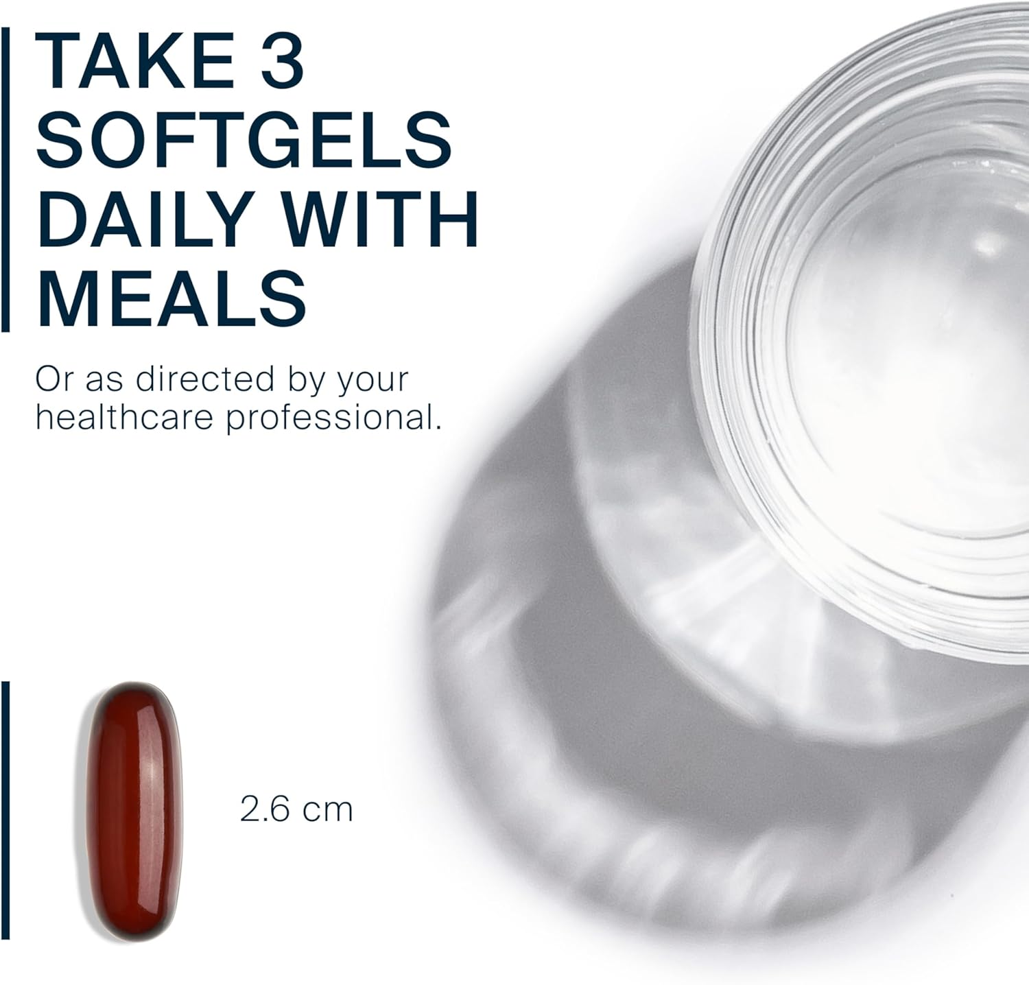 High Potency Cold Pressed Flax Seed Oil Softgels 3000mg | Rich in ALA for Heart Health | Gluten, Dairy, Soy Free | Non-GMO | 100 Count