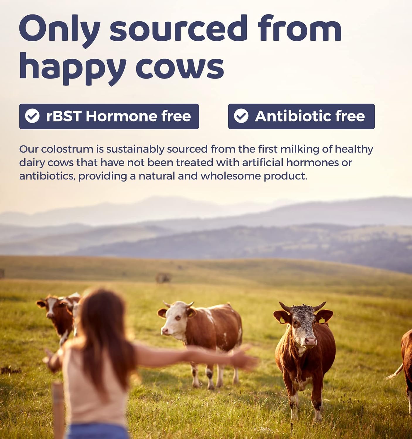 High Potency Colostrum Capsules - 1,000mg (Non-GMO) with 30% IgG Immunoglobulins - Supports Immune System, Gut & Respiratory Health - 120 Capsules