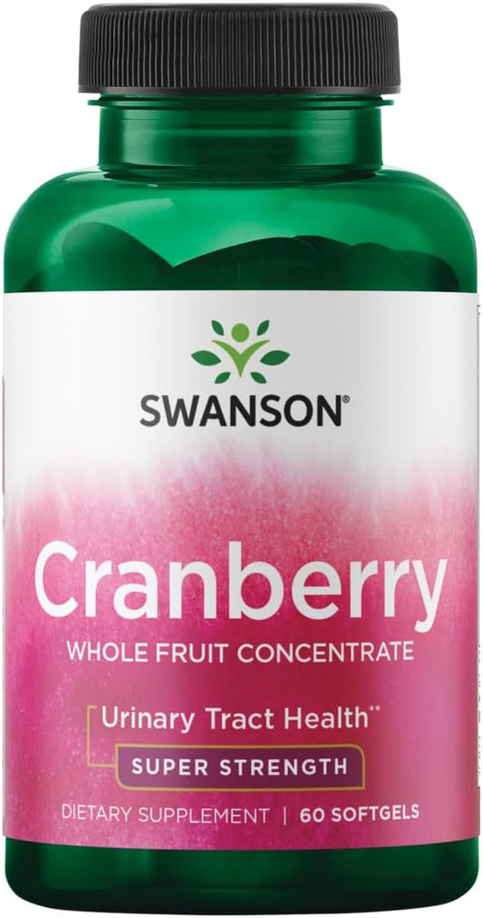 High Potency Cranberry Whole Fruit Concentrate in Softgel Form - 60 Count - 420mg