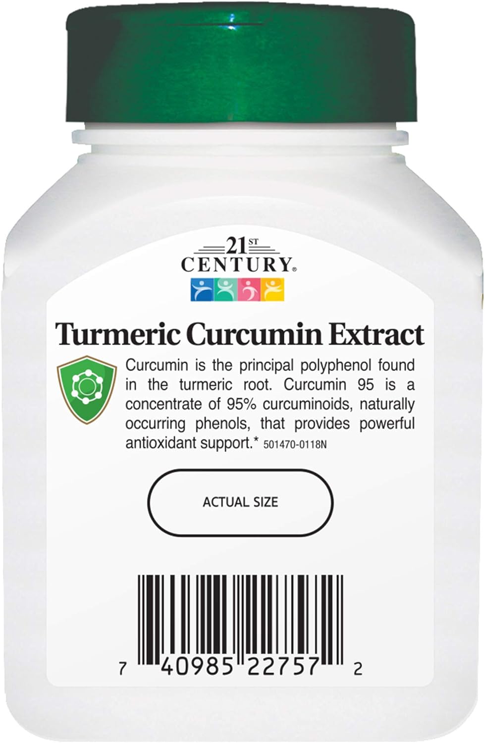 High Potency Curcumin 95 Herbal Supplements for Modern Living, 45 Capsules