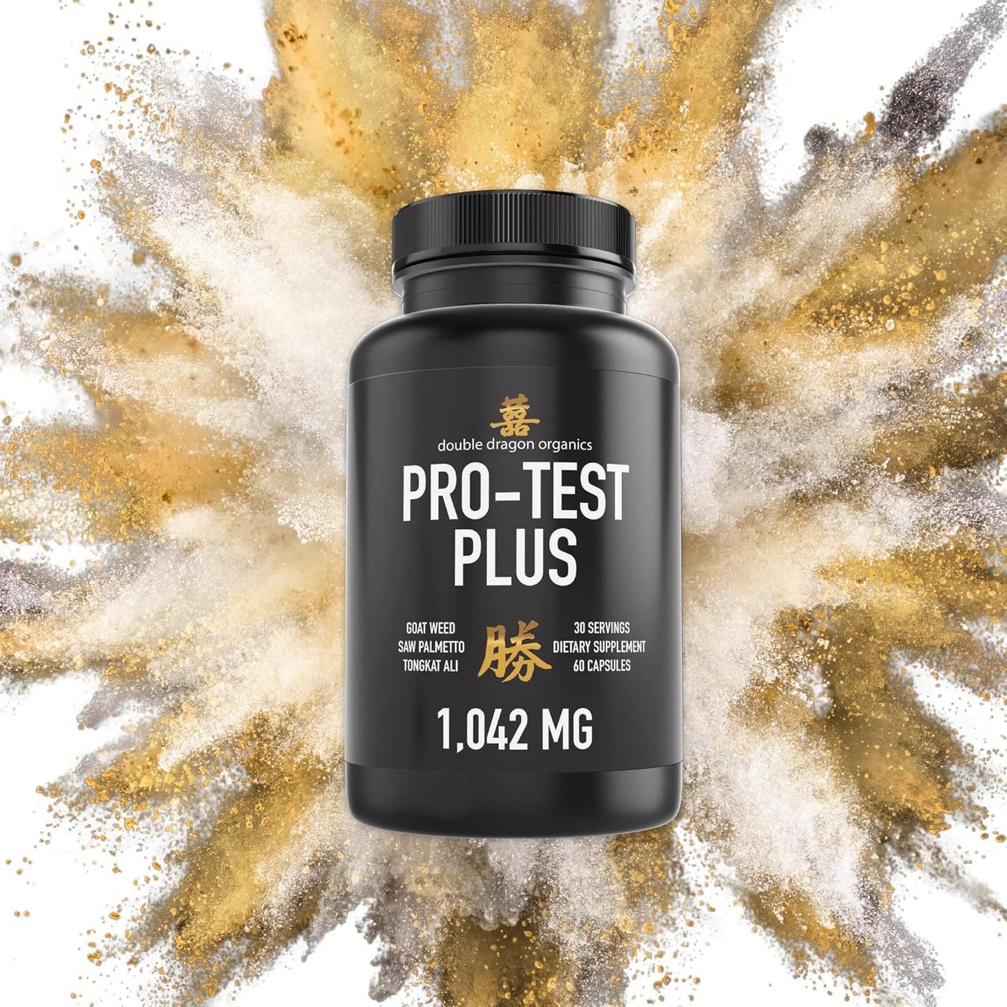 High Potency Double Dragon Organics Pro Test Plus Supplement - 1042mg Formula for Enhanced Performance