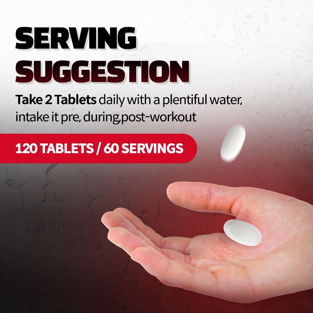 High-Potency Dual ARGININE Plus with Vitamin B Complex for Men's Energy & Performance - 1,000mg x 120 Tablets