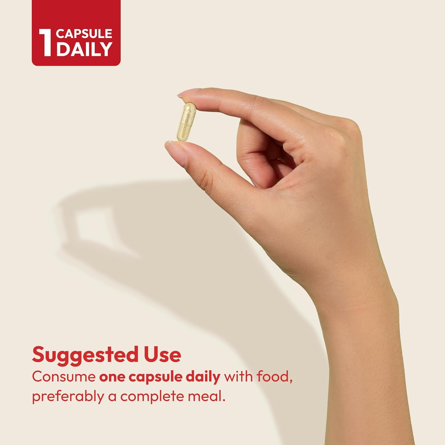 High Potency Essential-1 Multivitamin with 5000 IU Vitamin D3 and 100 mcg Methyl B12 - CoQ10, Lutein, Lycopene, Zeaxanthin - 30 Small Capsules, No Additives, Ultra-Mild Formula, One Daily Capsule