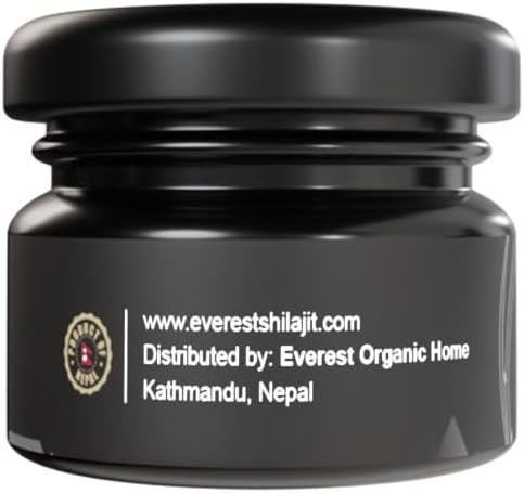 High Potency Gold Grade Everest Shilajit Resin for Men & Women | Pure Nepalese Shilajit with 85+ Trace Minerals | 75% Fulvic Acid | Lab Tested | 50 Servings, 25 GM