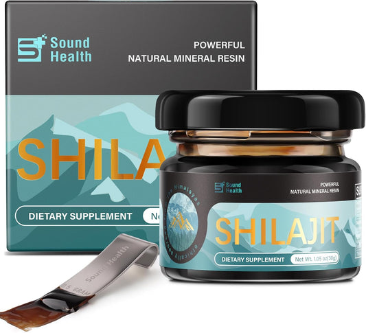 High Potency Gold Grade Himalayan Shilajit Resin for Energy & Immune Support - 80 Servings, 85+ Trace Minerals, 80%+ Fulvic Acid - Men & Women