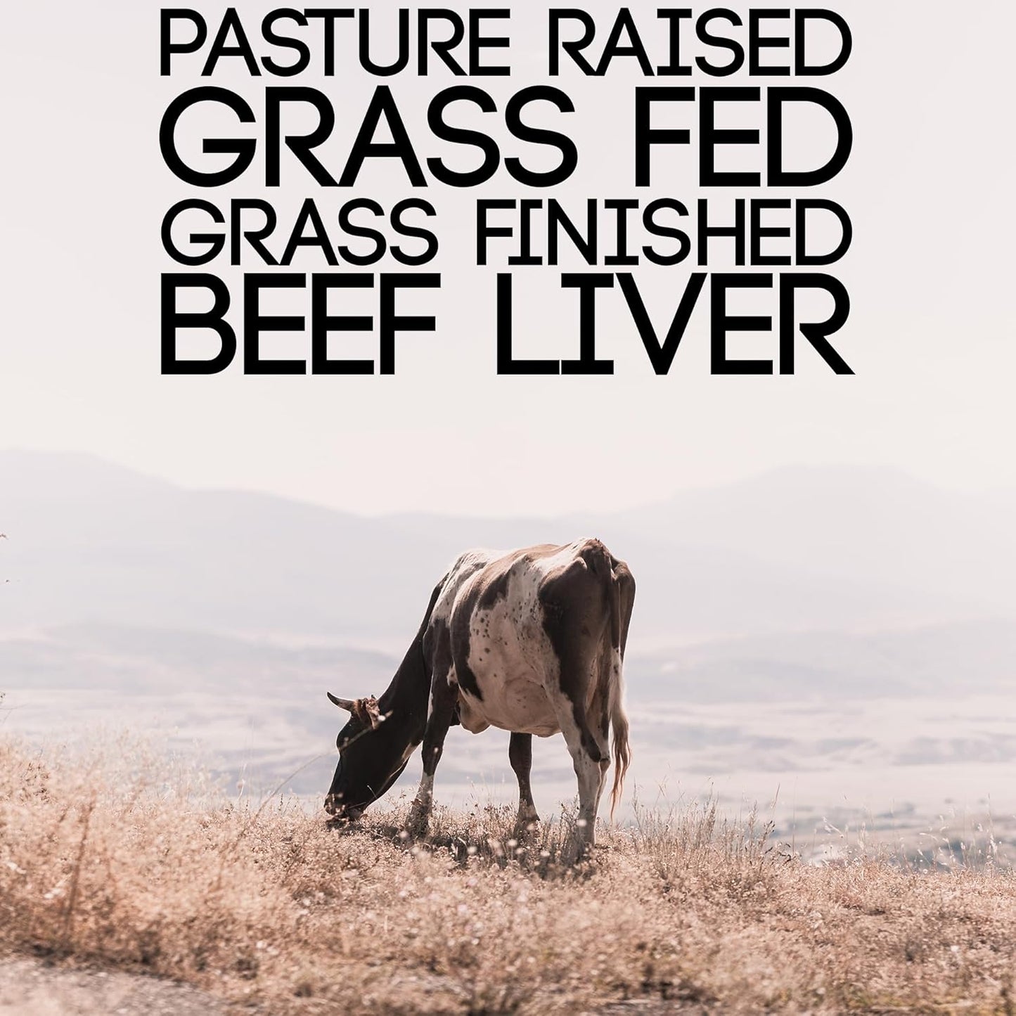 High Potency Grass-Fed Beef Liver Capsules | 3000mg Serving | Non-GMO, Hormone-Free, Gluten-Free | Desiccated and Undefatted