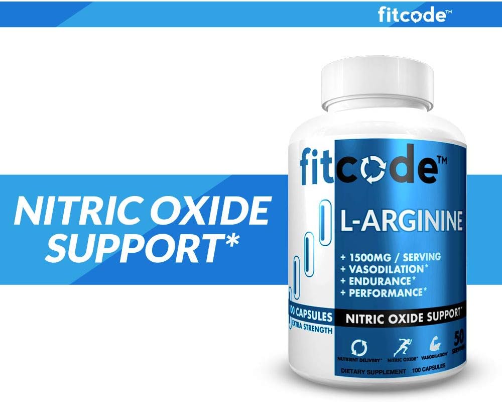 High Potency L-Arginine HCl 1500mg for Vascularity, Pumps, Endurance, Muscle Growth - Nitric Oxide Supplement for Performance and Energy - 50 Servings