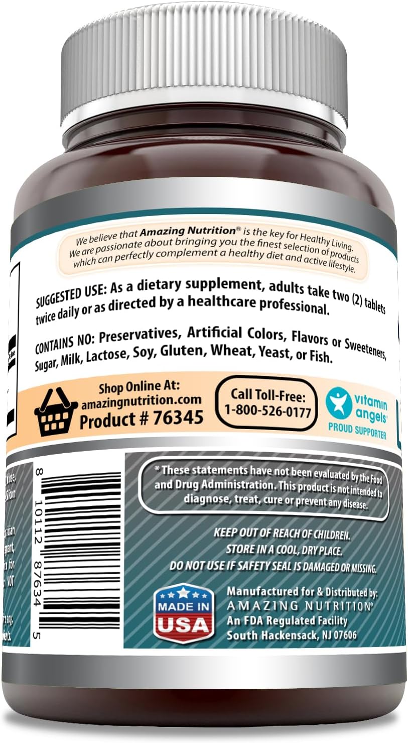 High Potency L-Citrulline 2000mg Tablets - Amino Acid Supplement for Men & Women - Non-GMO - Gluten Free - Made in USA (240 Count)