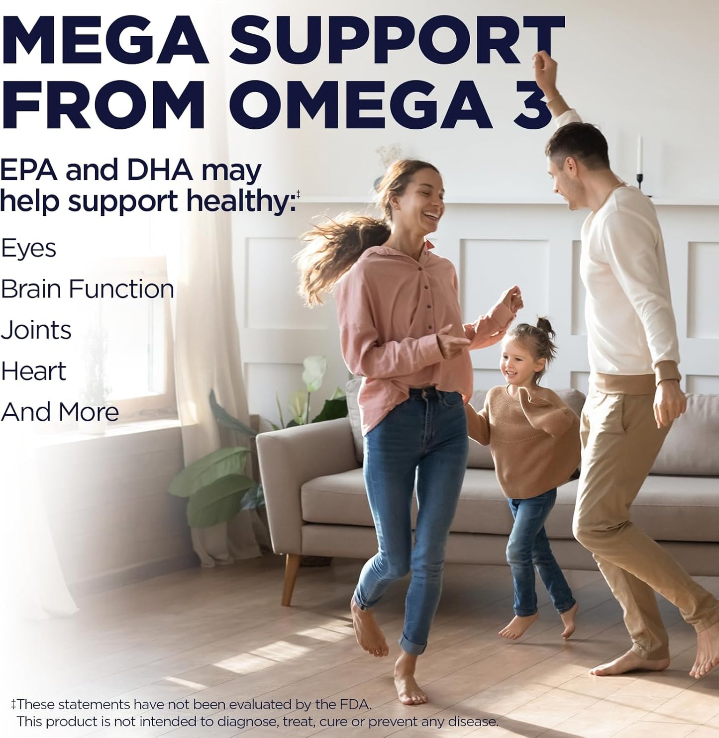 High Potency Lemon-Flavored Omega 3 Fish Oil Softgels, 1280 Mg, 60 Count