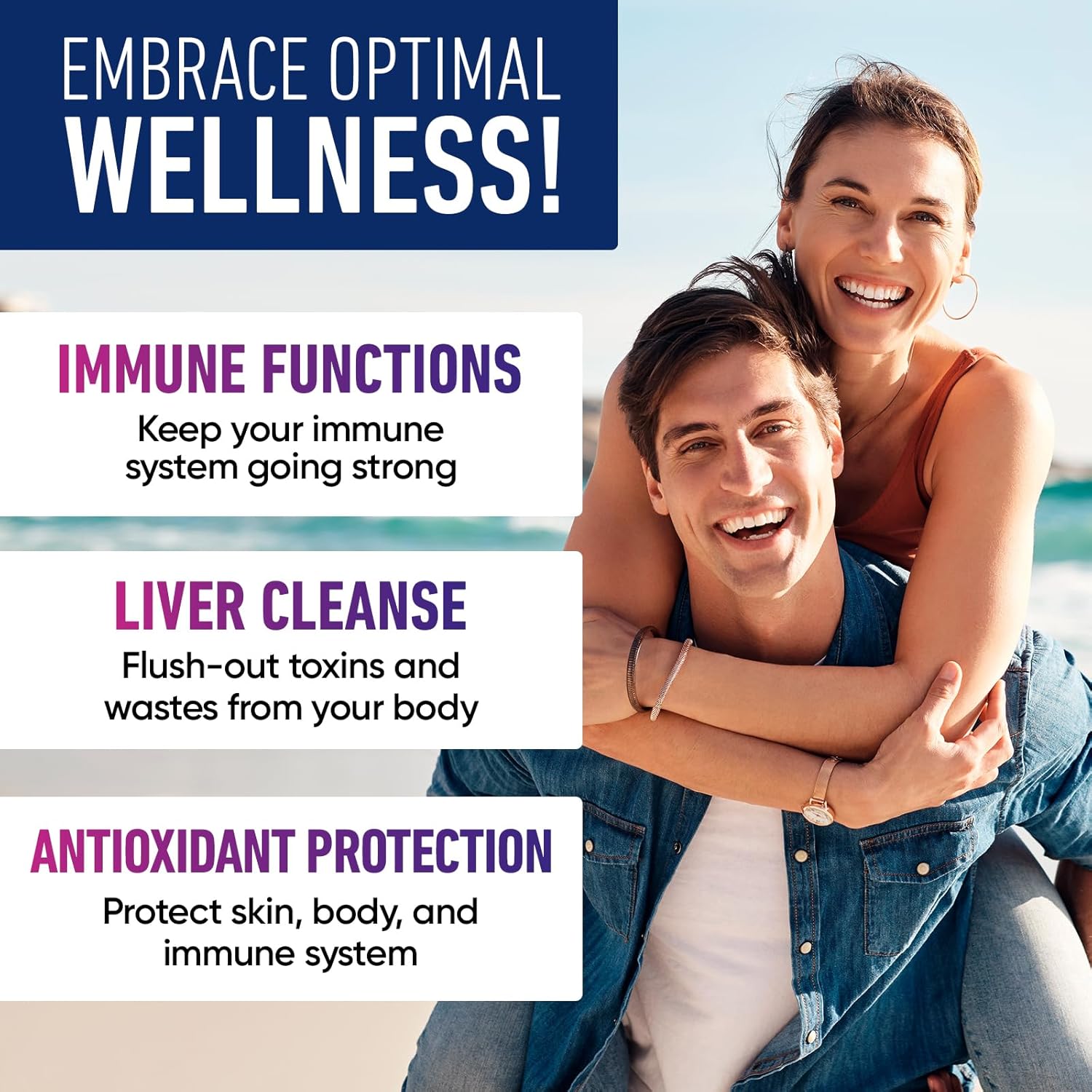 High Potency Liposomal Glutathione Supplement with Vitamin C for Liver Detox and Immune Support - 120 Capsules