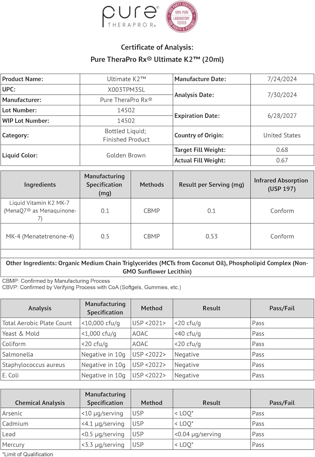 High Potency Liquid Liposomal Vitamin K2 Drops - 600mcg | Vegan K2 as MK4 & MenaQ7 MK7 | Bone, Heart, Skin & Hair Support | 180 Servings