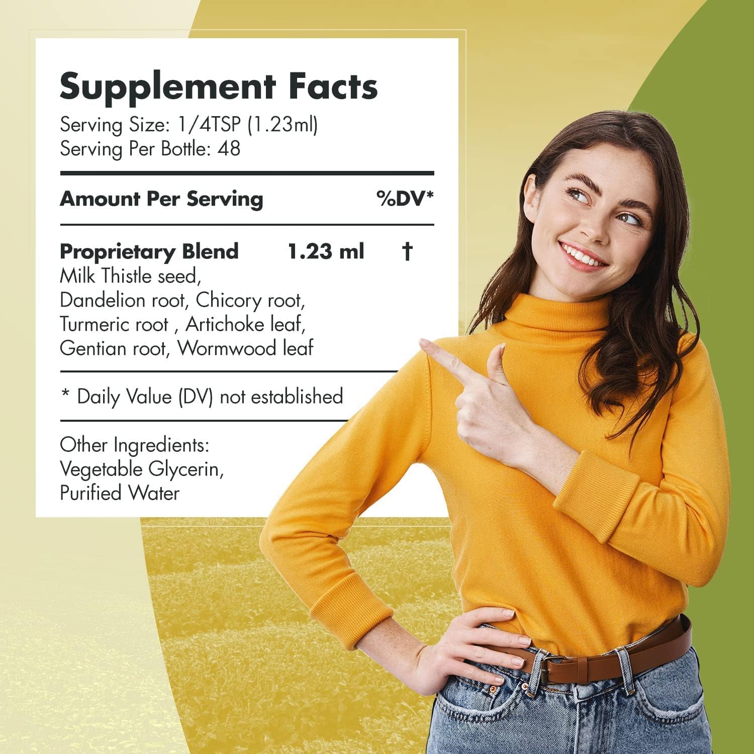 High Potency Liver Edge & Nascent Iodine Supplement - Liquid Drops for Liver Cleanse - Non-GMO, Gluten-Free Liver Support with Milk Thistle Seed