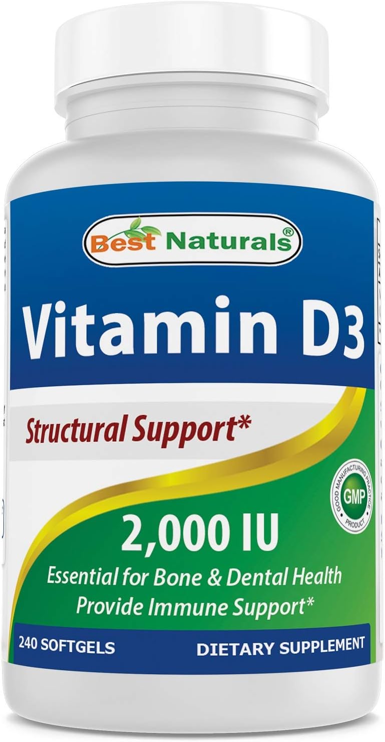 High Potency Magnesium Oxide 500 mg with Vitamin D3 2000 IU for Maximum Benefits