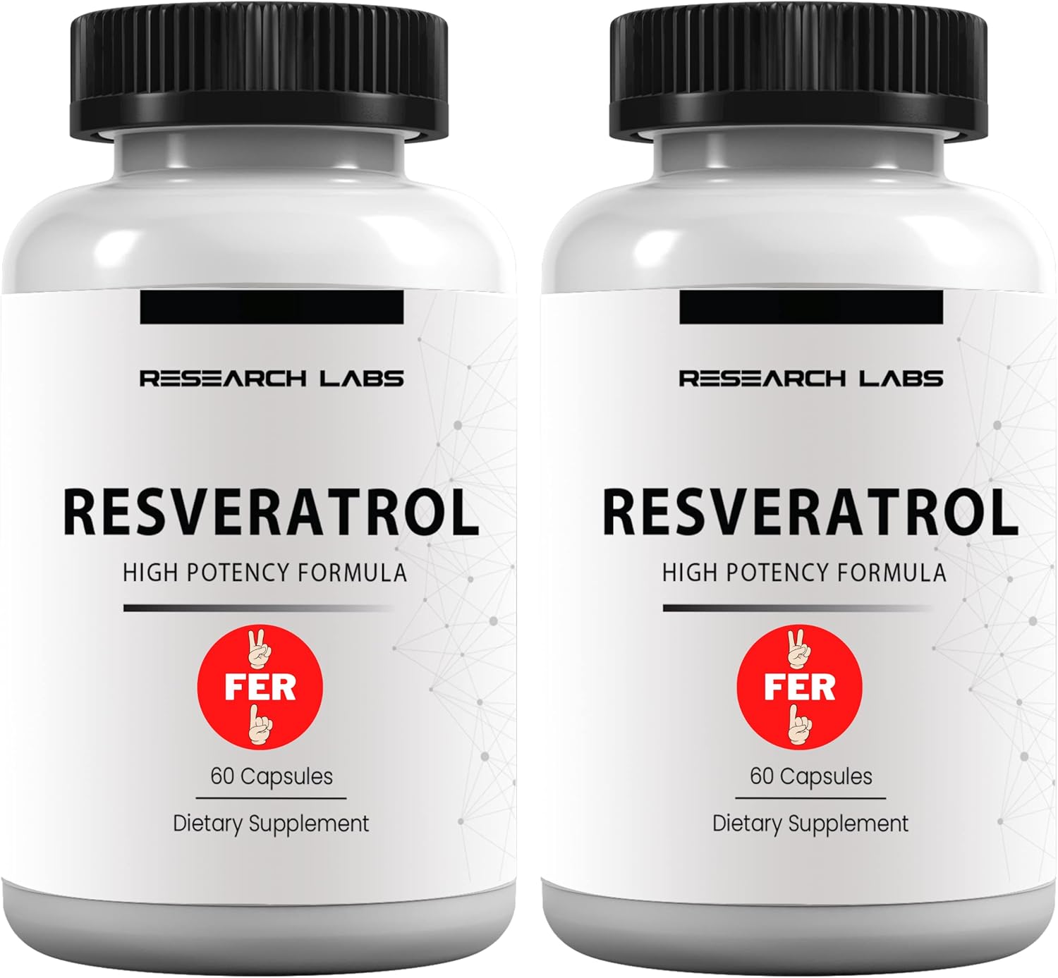 High Potency Micronized Resveratrol Supplement - 1200mg 2X Strength - Antioxidant for Heart Health - 120 Capsules