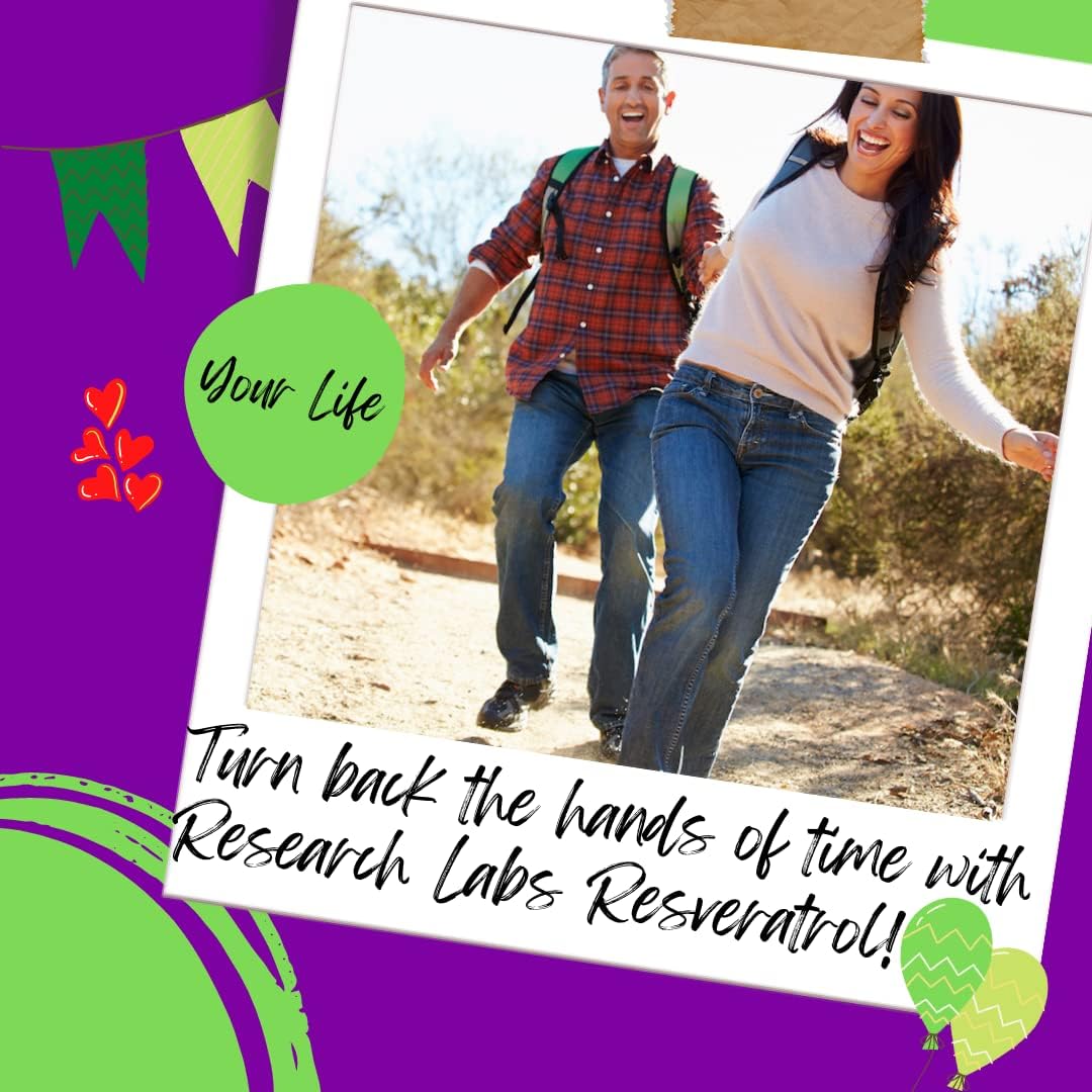 High Potency Micronized Resveratrol Supplement - 1200mg 2X Strength - Antioxidant for Heart Health - 120 Capsules