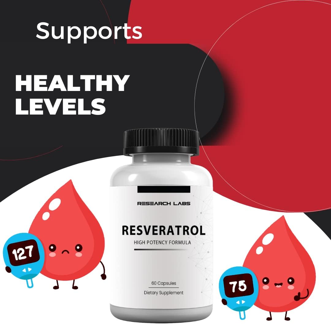 High Potency Micronized Resveratrol Supplement - 1200mg 2X Strength - Antioxidant for Heart Health - 120 Capsules