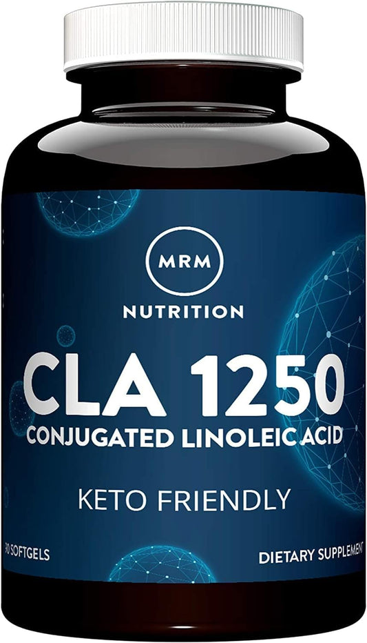 High Potency MRM CLA 1250mg Supplement - 80% CLA - 1000mg per Gel Cap - 90 Gels