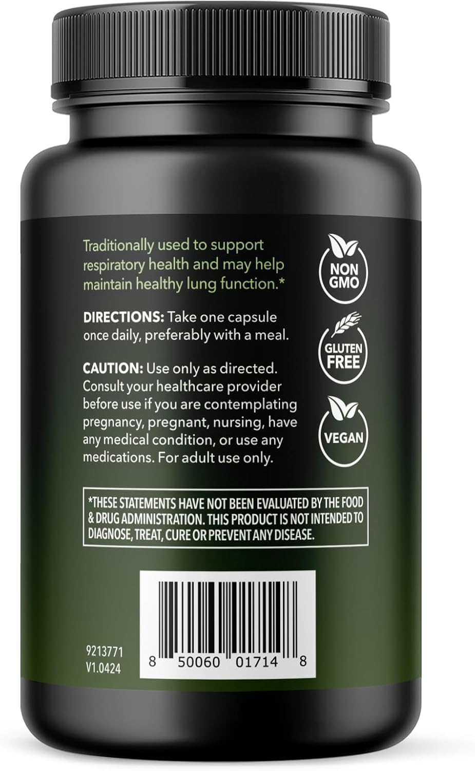 High-Potency Mullein Leaf Capsules for Lung Health - 5000mg Extract 10:1 - Vegan, Non-GMO - Herbal Supplement for Immune Support - 30ct