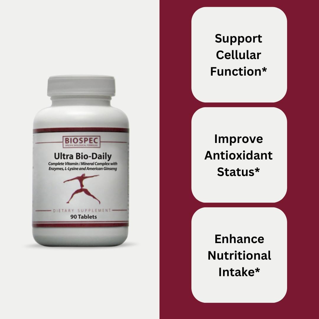 High-Potency Multivitamin Multimineral Complex with Added Nutrient Support by BIOSPEC NUTRITIONALS