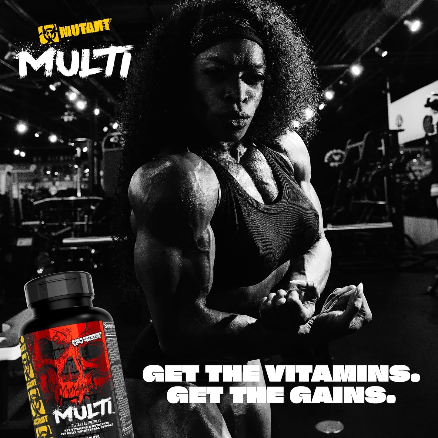 High Potency Mutant Multi Vitamins for Heavy Lifting - 60 Tablets with 75+ Ingredients