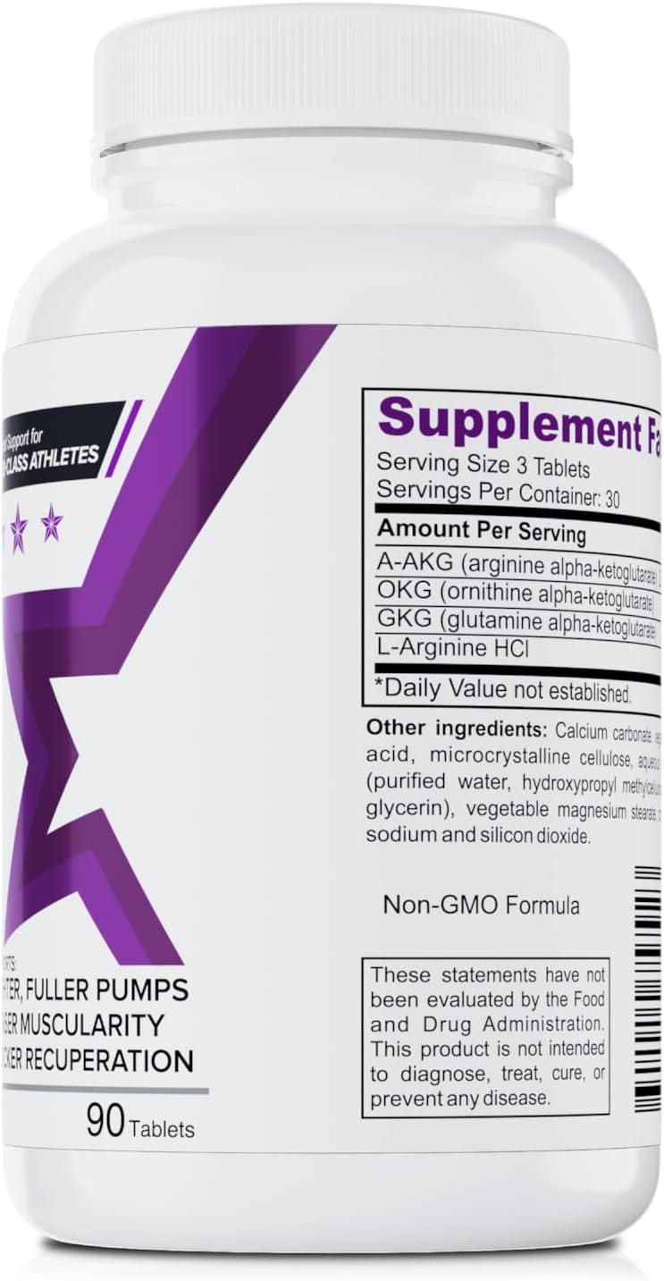 High-Potency Nitric Oxide Booster for Muscle Building and Vascularity - 90 Tablets by BELDT Labs