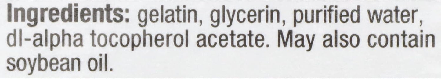 High-Potency Organic Vitamin E Capsules - 400 IU for Skin & Immune Support | 100 Count for Women and Men | Alternative to Nature Bounty & Solgar
