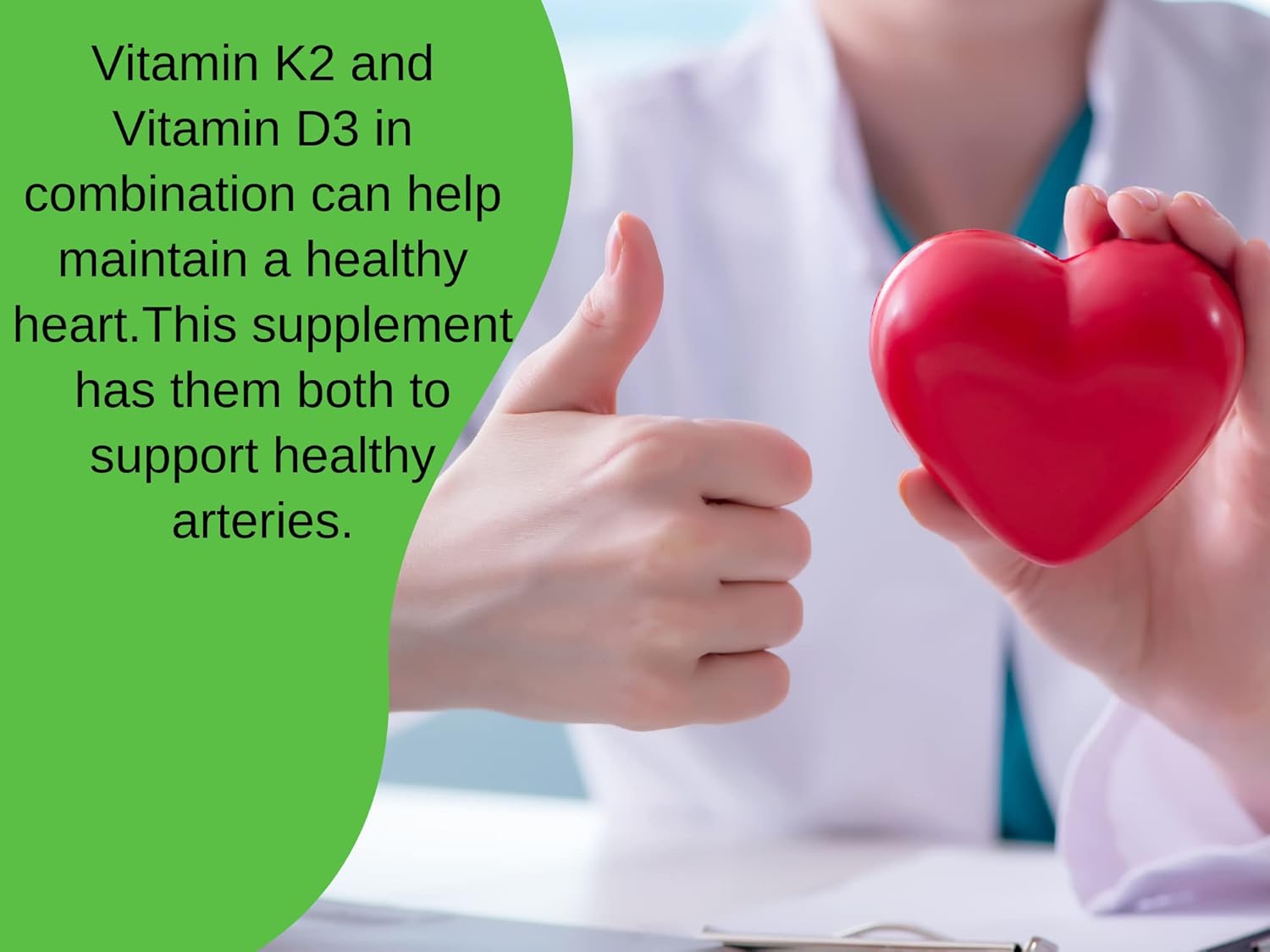 High Potency PhytoLogica Vitamin D3 K2 Supplement with Calcium for Bone & Heart Health (60 Capsules)