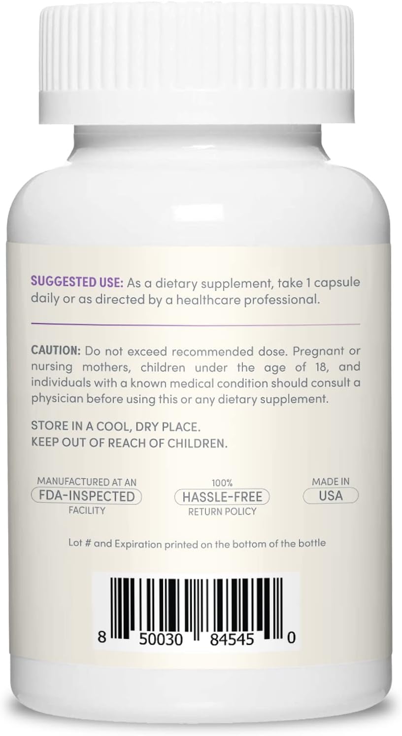 High Potency Potassium Iodine Supplement - 12.5mg Capsules for Thyroid Support & Immunity Boost (90 Count)