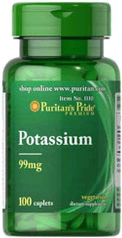 High Potency Potassium Supplement - 99 mg - Puritan's Pride