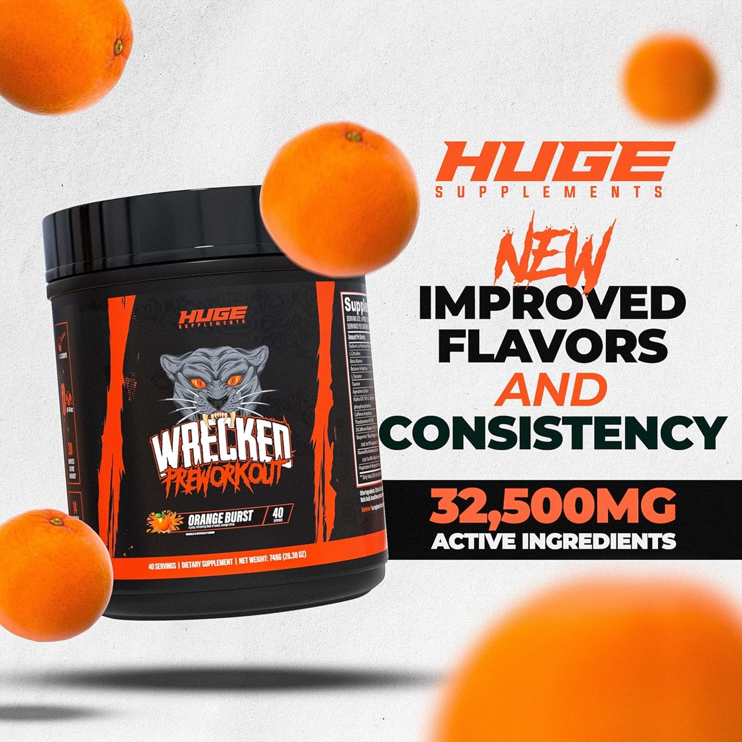 High-Potency Pre-Workout Supplement for Energy, Focus, and Performance, Loaded with L-Citrulline, Beta Alanine, Tyrosine, Alpha GPC, and Caffeine