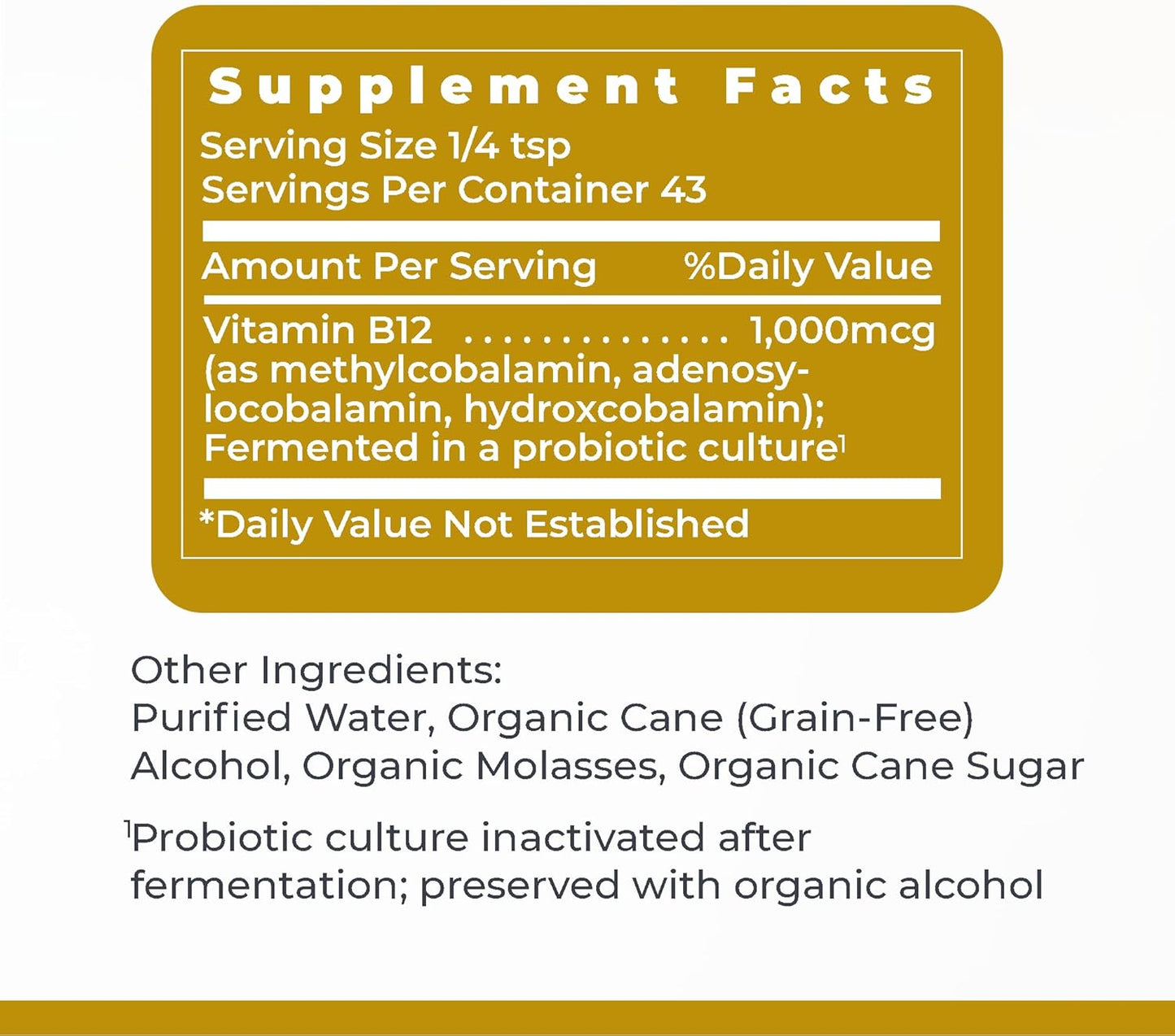 High-Potency Premier Research Labs B12-ND for Energy, Memory & Brain Focus - Vegetarian & Vegan Friendly - 2 fl oz