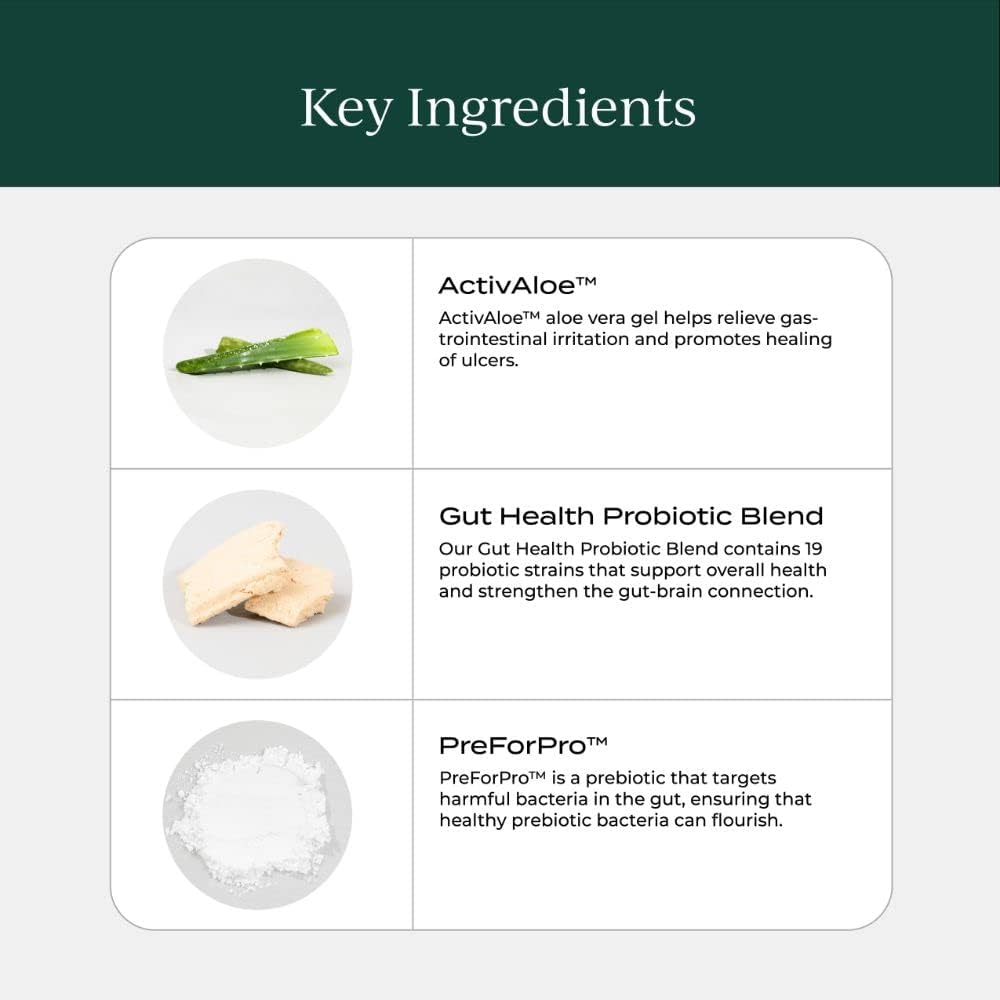 High Potency Probiotic & Activated Charcoal Liquid Supplement - Supports Digestion, Detox & Relief - 50 Billion CFU - Men & Women - Alleviate Gas & Bloating