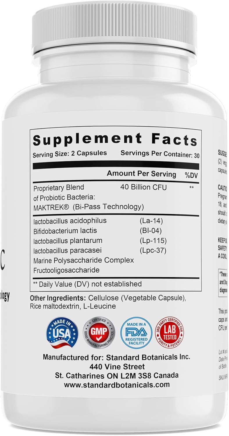 High Potency Probiotic Supplement - 40 Billion CFU, 60 Capsules - Nature & Nutrition - Pack of 1